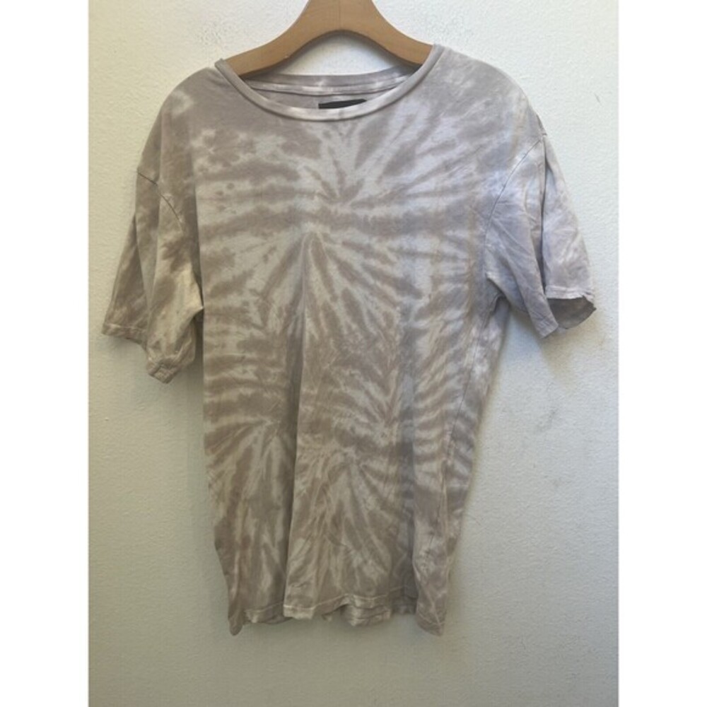PACSUN BEIGE TIE DYE SHIRT SIZE M (S1)